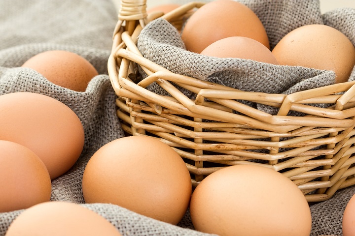 Close-up Of Brown Eggs